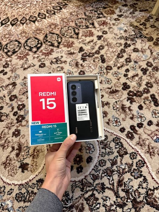 Редми 15 256/8+8