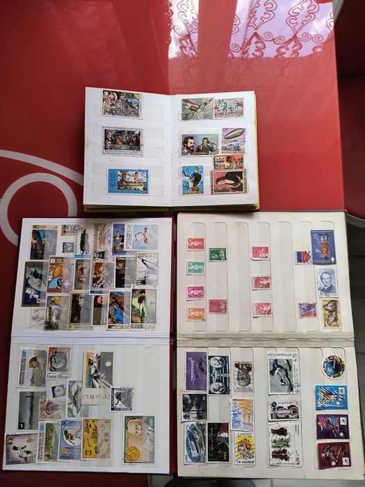 570 Timbre vechi de vînzare. 35 pagini.