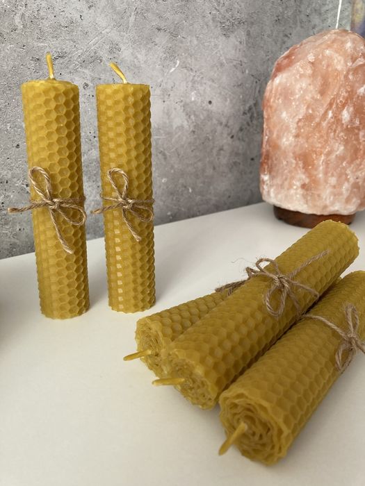 свечи из вощины на подарки, 470 тг/шт акция до конца февраля