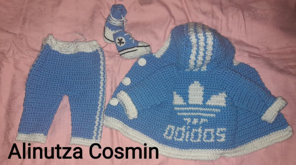 Paltonase,  jerseu crosetat manual
