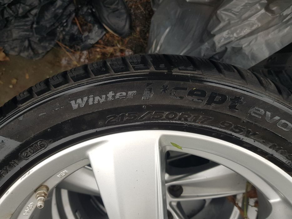 Jante hyundai5×114.3,17 anvelope iarna,senzori presiune