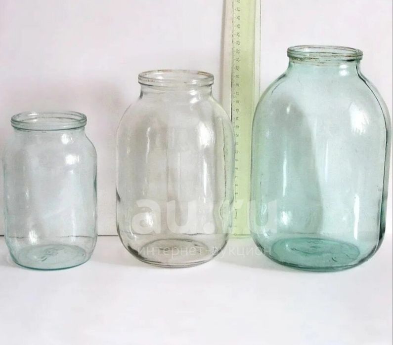 Стеклянны банки 1лит 3лит