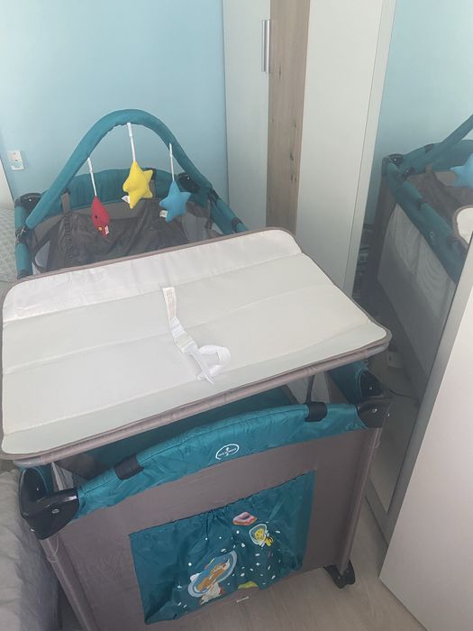 Сгъваема кошара Juju Sleepy Baby с 2 нива,