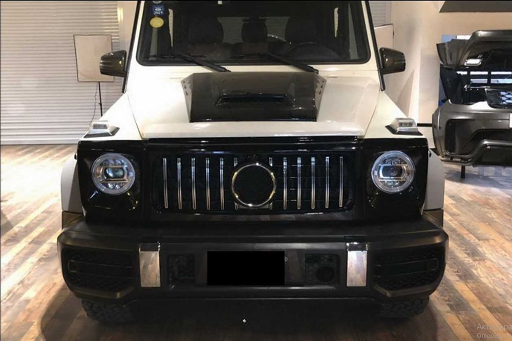 Хром/черна решетка тип GTR дизайн W464 за Mercedes G класа W463