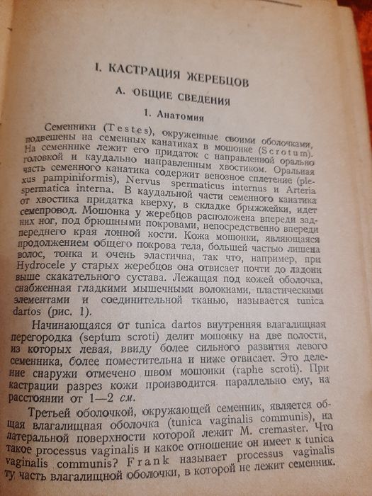 Книги Кастрация самцов домашних животных. 1930г.