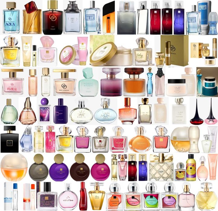 Налични парфюми, тоалетни води  от Avon, Oriflame