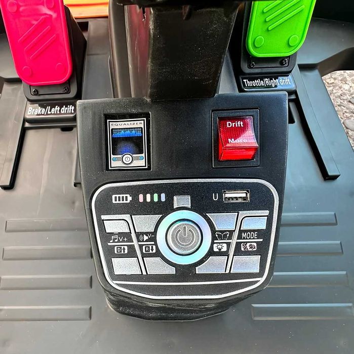 Kart electric pentru copil 3-11 ani, Racing F1 2x 45W 12V cu RC RED