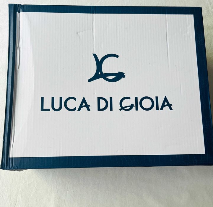 Luca di Gioia ghete piele întoarsă maro | Noi | Mărimea 43
