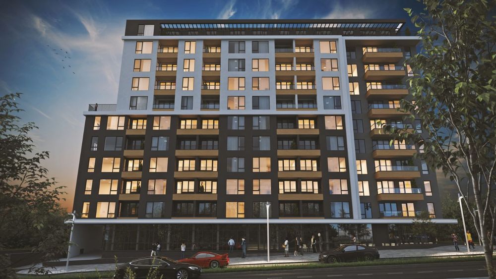 Ексклузивен панорамен двустаен апартамент, район "Възраждане I", Варна