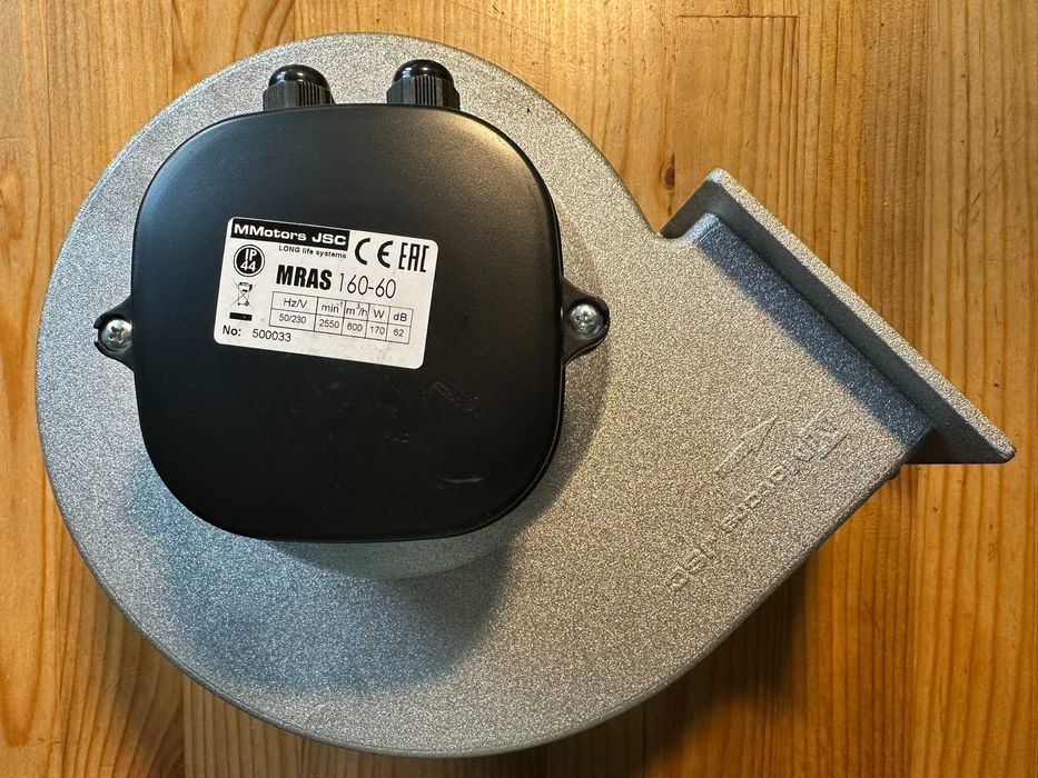 Радиален вентилатор серия МRAS фи 120-60 / 160-60