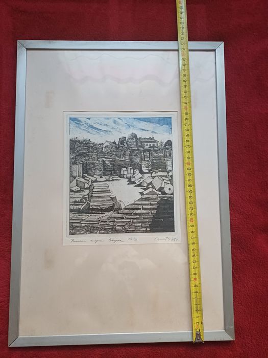 Стара графика на варненският  графика  Тома Томов