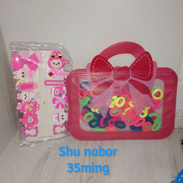 Malika qizchalarimizga-chiroyli soch nabori! Yangi!