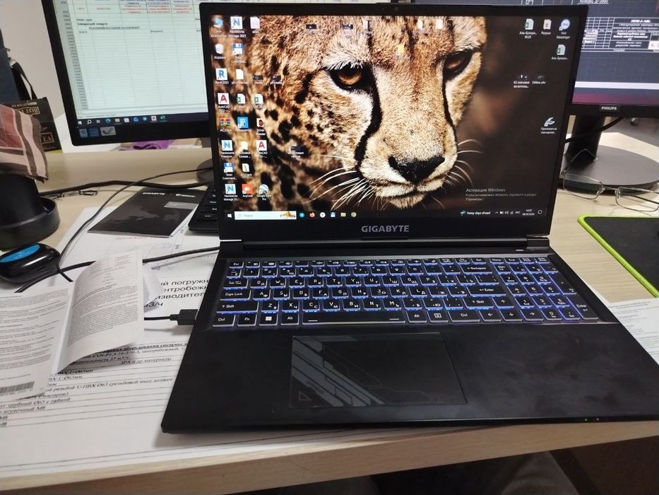 Продаётся игровой Ноутбук Gigabyte G5 Inyr core I5 12500h