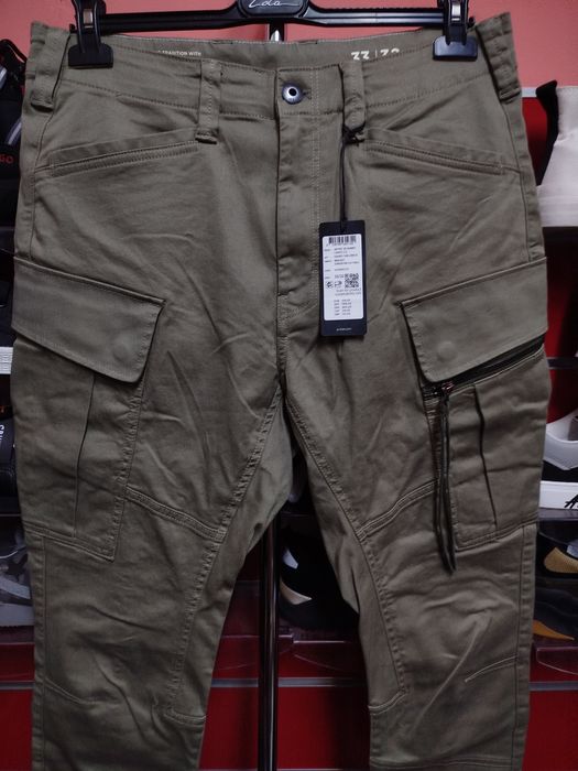 Оригинален мъжки карго панталон G-Star Raw Zip Pocket W33 L32 нов цип
