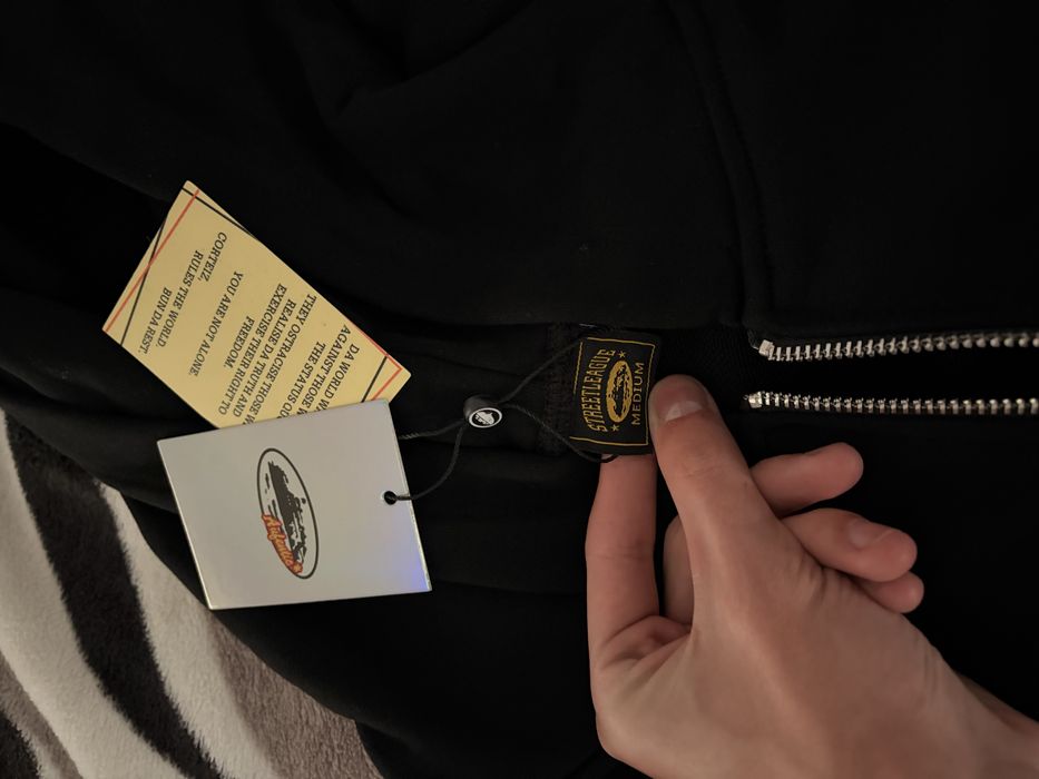 zipper corteiz negru