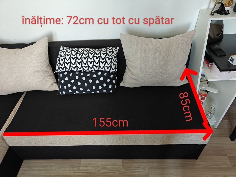 Canapea modulară pentru sufragerie