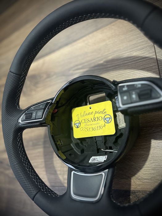 Volan piele naturala Audi Q3,Q5,Q7,A1,A3,A4,A5,A6