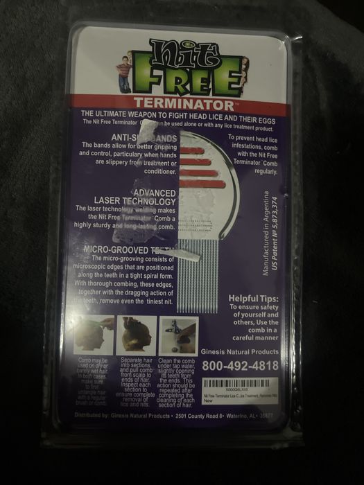 Гребень nit free terminator