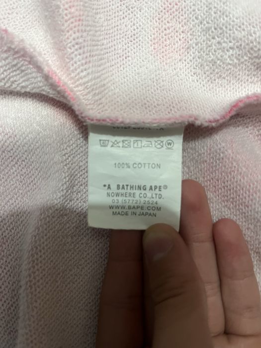Кофта Bape Pink color