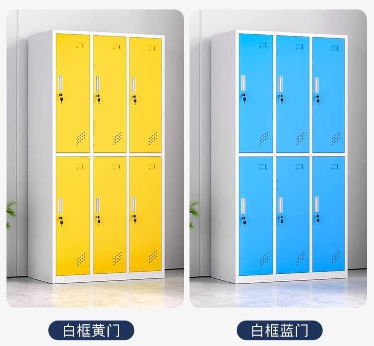 Metall shkaf razdevalka uchun – 1 dan 5 gacha bo‘limli