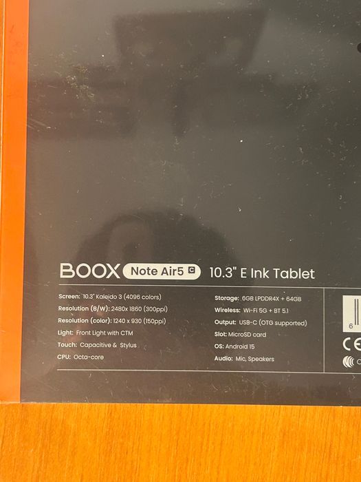onyx boox note air 5 C e-book/magnetic keyboard cover noi sigilate