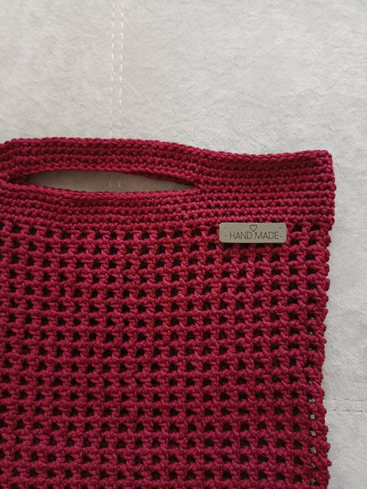 Сумка шопер вязаный