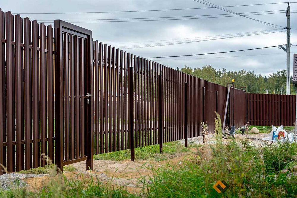 Штакетник Забор Профлист Металл