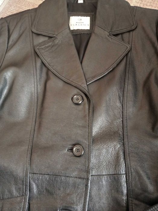 Дамско яке естествена кожа