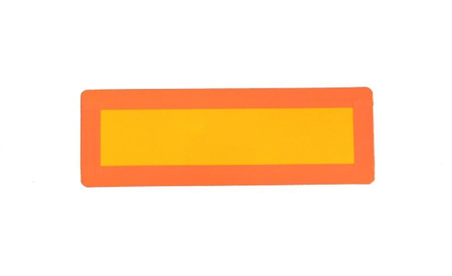 set placa reflectorizanta remorca tbo579