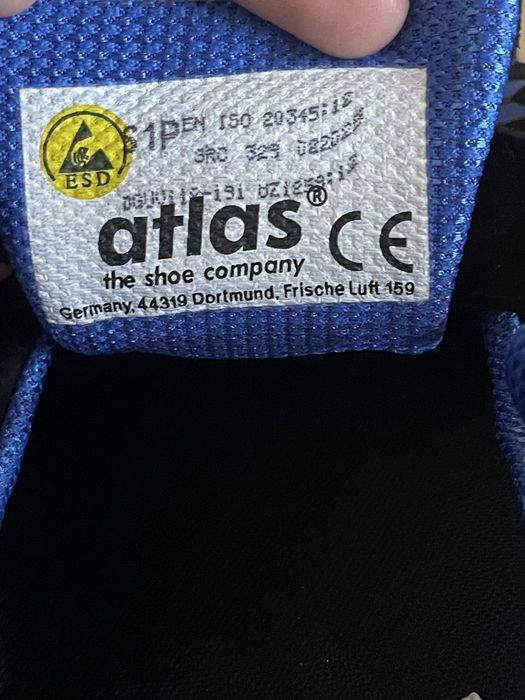Sandale protectie , atlas , S1P, nr.42