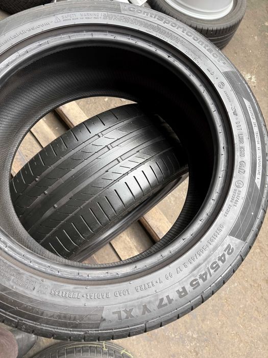 2x Anvelope Vara 245/45 R17 - Continental Conti sport Contact 5 XL
