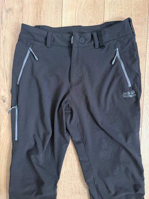 Jack Wolfskin 48 M barbati pantaloni softshell Flexshield captusit