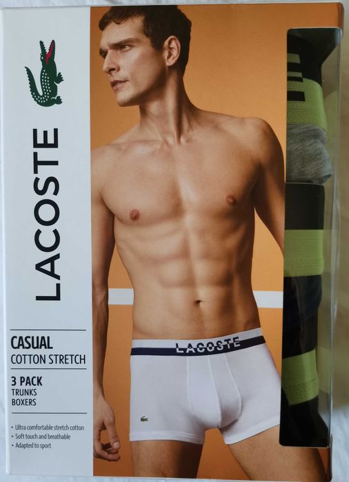 Lacoste - оригинални мъжки боксери размер XL
