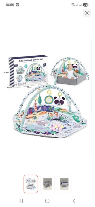 Детский развивающий коврик