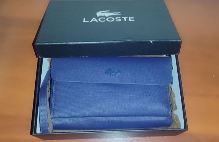 Барсетка Lacoste новый с коробкой