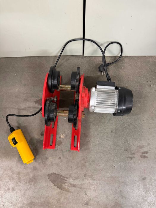 Телфер електрически 1000kg 6m 1600W /Релсова количка за телфер 0.5-1t 300W 13m/min/