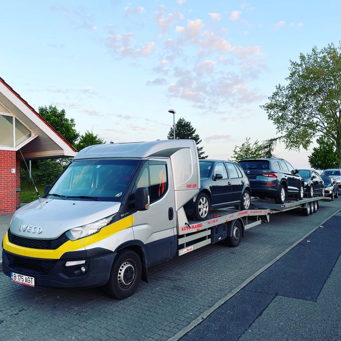 Transport auto pe platforma din Germania,Olanda,Belgia,firma autorizat