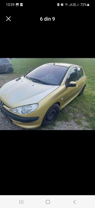 Dezmembrez peugeot 206 1.4 hdi