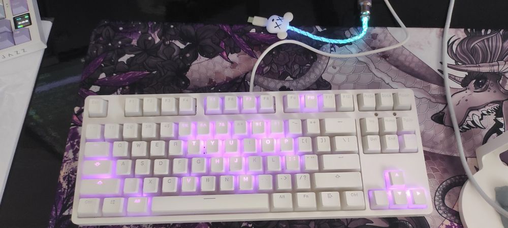 Rampage белая механическая клавиатура