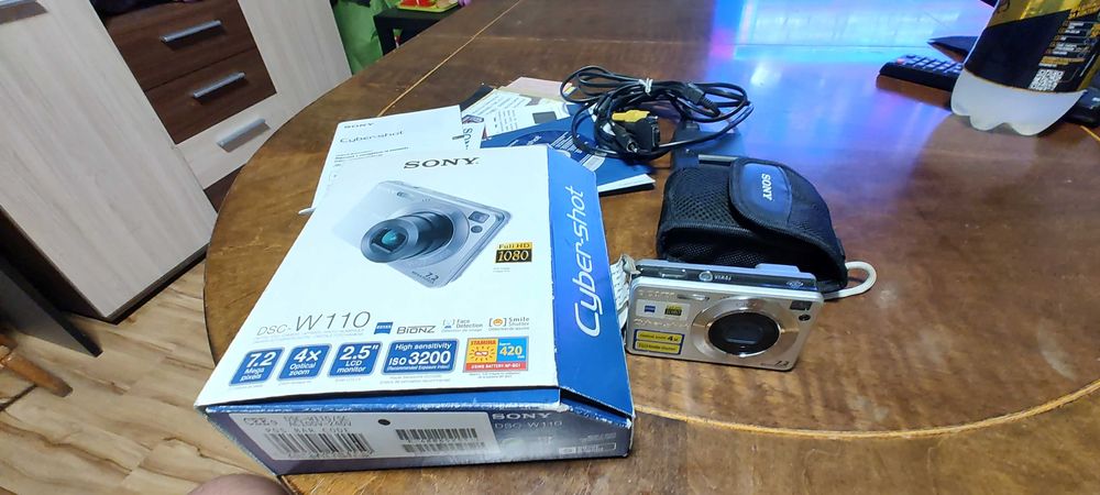 Appareil Photo Sony Cyber-shot DSC-W110 - 7.2 MP - Compact - Occasion (fonctionne)