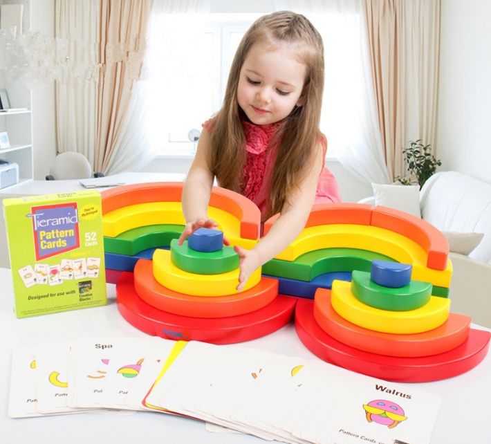 Circle Set KidPik Montessori  Монтесори ТОП дървени материали от MDF