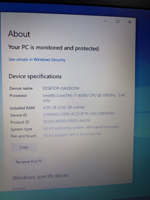 Vand laptop acer aspire v5 i7 4500 4gb hdd 500gb nvidia gt750m