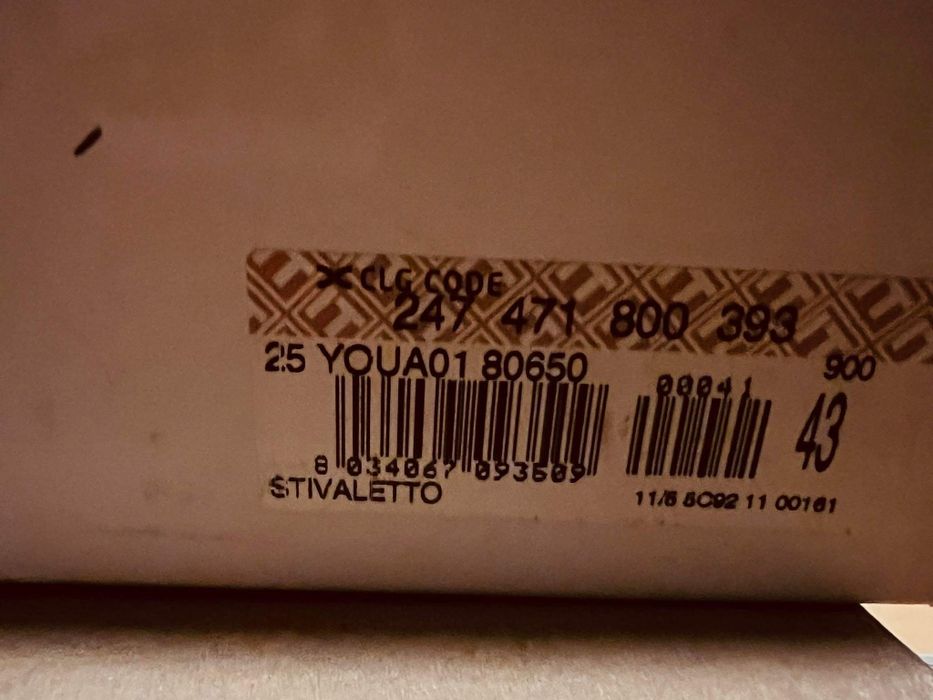 Оригинални мъжки боти Just Cavalli естествена кожа