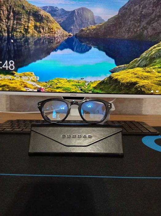 GUNNAR Emery Onyx Jasper Clear — компьютерные очки