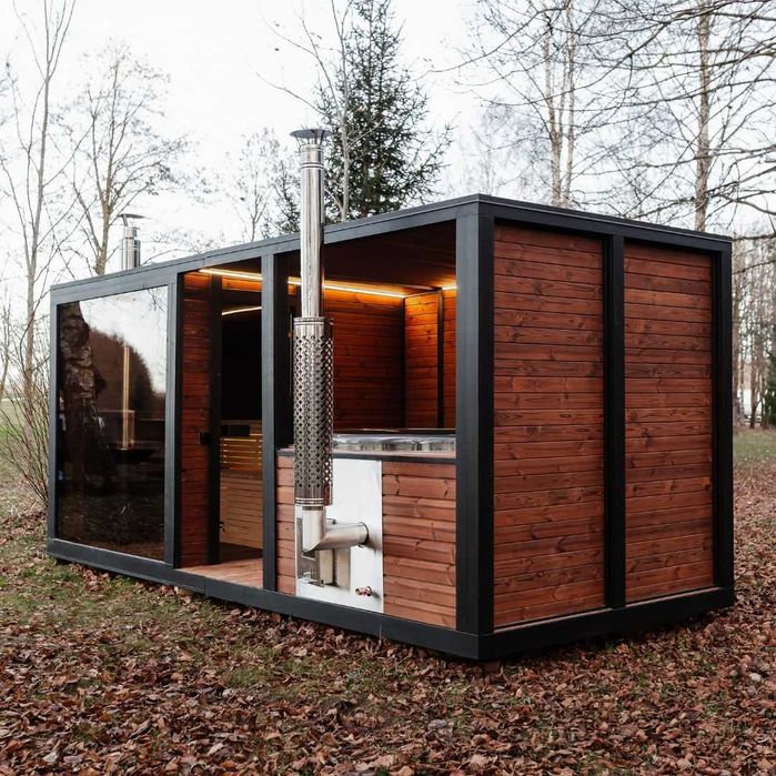 Уникално Бижу Сауна с Джакузи 2:1 с поръчка и доставка 12 седмици