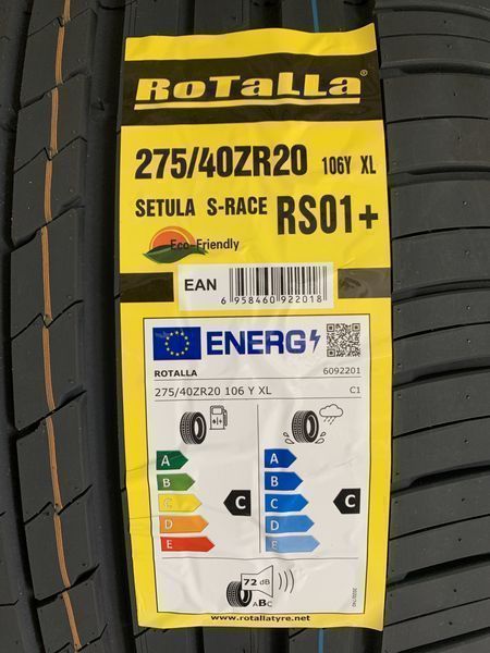 Летен спорт пакет ROTALLA 275/40R20 315/35R20 НОВ DOT 2754020  3153520