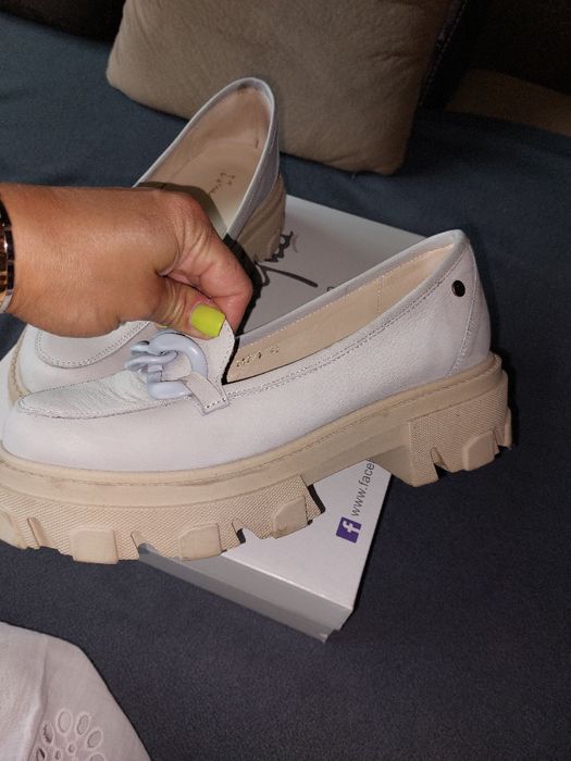 Дамски кожени лоуфари