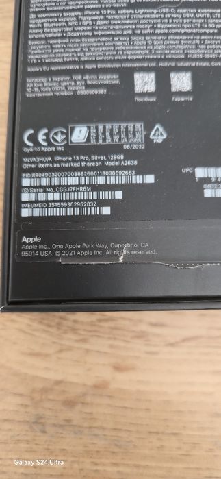 Iphone 13 pro 128 mb