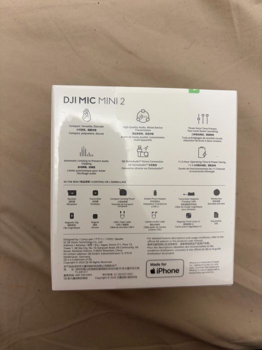 DJI Mic Mini 2 ( 1 TX + 1 RX) USB C