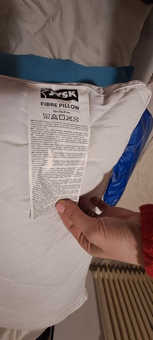 Vând 2  Perne fibre 50x70x3 ULVIK Jysk